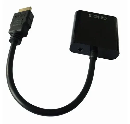 Alternative view of Gembird адаптер HDMI-A(M)->VGA (F)+with Audio