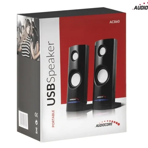 Audiocore Speakers 8W USB AC860