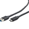 Gembird USB кабел Type-C(M)-AM 3.0 1m черен