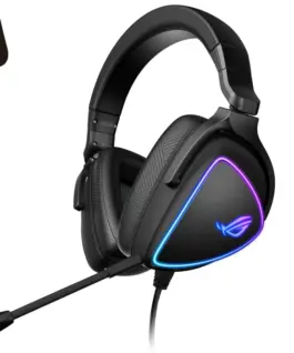 Alternative view of Геймърски слушалки ASUS ROG Delta S, USB-C, Aura Sync RGB