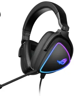Alternative view of Геймърски слушалки ASUS ROG Delta S, USB-C, Aura Sync RGB