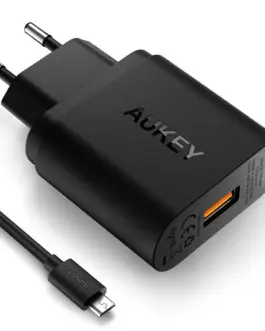 AUKEY мрежово зарядно PA-T9 1xUSB Quick Charge 3.0 3A 19.5W