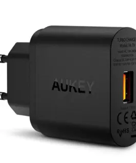 Alternative view of AUKEY мрежово зарядно PA-T9 1xUSB Quick Charge 3.0 3A 19.5W