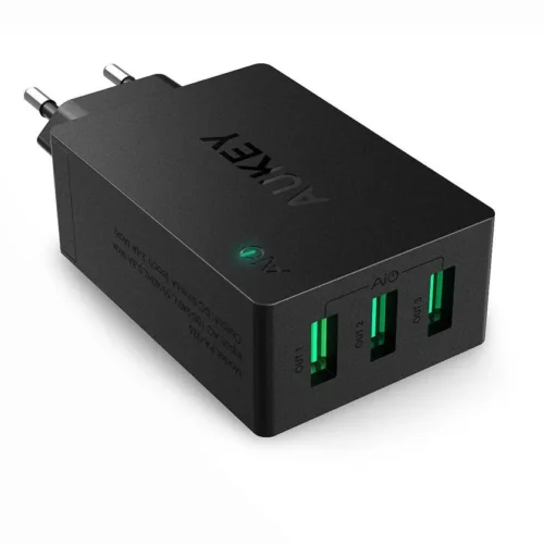 Alternative view of AUKEY PA-U35 Ultrafast зарядно 3xUSB iPower 6A 30W