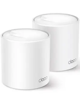 Безжичен рутер TP-Link Deco X60 V3 2-Pack AX5400 2.4/5 GHz 574 -  2402 Mbps