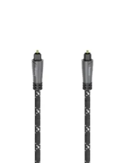 Оптичен аудио кабел HAMA ODT plug (Toslink) Метални накрайници 1.5 м