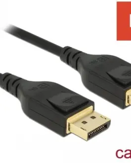 Alternative view of Кабел Delock  DisplayPort мъжко - DisplayPort мъжко, 2.0м, 8K 60 Hz, Черен