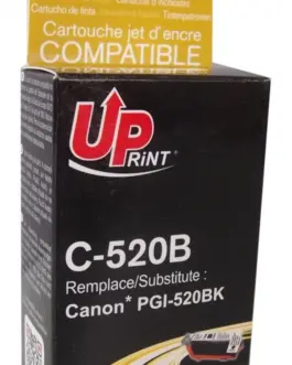 Мастилница UPRINT PGI520 CANON, С чип, Черен