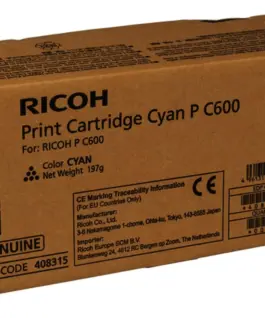 Alternative view of Тонер касета RICOH Print Cartridge P C600, 12000 p, Cyan