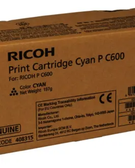 Alternative view of Тонер касета RICOH Print Cartridge P C600, 12000 p, Cyan