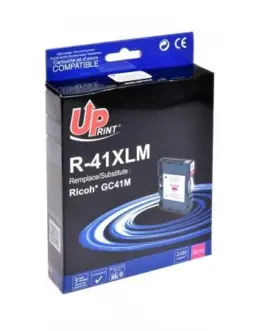 Мастило гел UPRINT GC41M, RICOH, 36ml, 2500 копия, 405763, Magenta