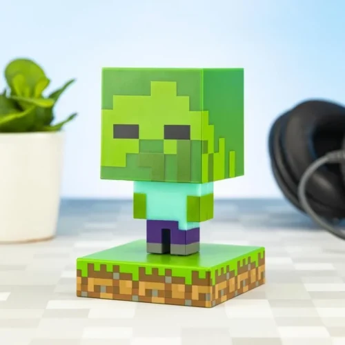 Alternative view of Статуетка Paladone Minecraft Zombie Icon Lamp