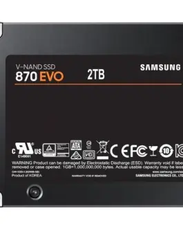 Alternative view of SSD диск SAMSUNG 870 EVO SATA 2.5, 2TB, SATA 6 Gb/s, MZ-77E2T0B/EU