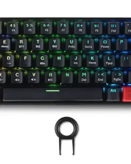 Alternative view of Геймърска безжична клавиатура Spartan Gear Pegasus 2 RGB Black/Grey