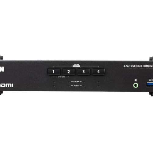Alternative view of KVMP превключвател ATEN CS1824, 4-портов, 4K, USB 3.0, HDMI Audio