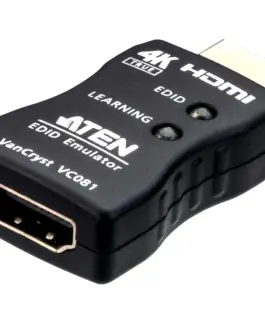 ЕDID емулатор адаптер ATEN VC081A HDMI 4K Черен