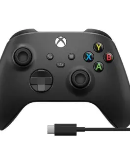 Геймърски контролер Microsoft Xbox + Type-C кабел Black