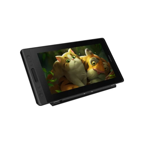 Alternative view of Графичен дисплей таблет HUION Kamvas Pro 13, USB-C, Черен/Сребрист