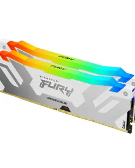 Памет за компютър Kingston Fury Renegade White RGB 32GB(2x16GB) DDR5