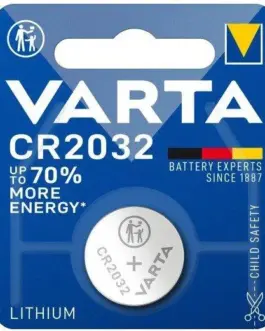Бутонна батерия литиева VARTA CR2032 3V  1 бр. в блистер
