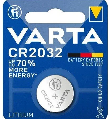 Бутонна батерия литиева VARTA CR2032 3V  1 бр. в блистер