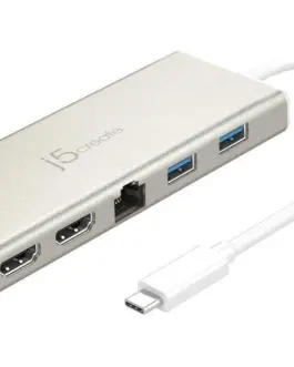 Докинг станция j5 create JCD381 USB-C 2x HDMI USB 3.1 PD 2.0 LAN