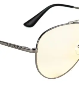 Компютърни очила GUNNAR Maverick Gunmetal Clear Сребрист