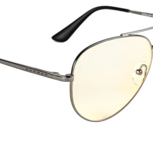 Компютърни очила GUNNAR Maverick Gunmetal Clear Сребрист