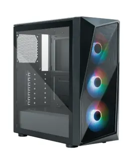 Alternative view of Кутия за компютър CM CMP 520 Mesh Black ARGB