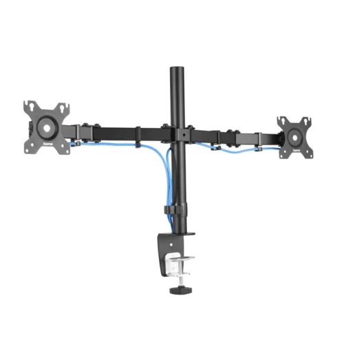 Alternative view of Стойка за 2 монитора за бюро HAMA Регулируема, 13" - 32", 8 кг, Swivel/Tilt, Черна