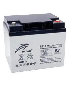 Оловна Батерия RITAR (RA12-45) AGM 12V 45 Ah 198/ 166/ 169 mm Терминал