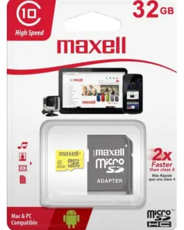 Карта памет Maxell micro SDHC 32GB