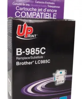 Мастилница UPRINT LC985, BROTHER, Cyan