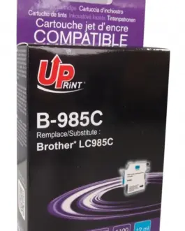 Мастилница UPRINT LC985, BROTHER, Cyan