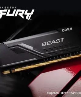 Alternative view of Памет за компютър Kingston FURY Beast Black 16GB DDR4