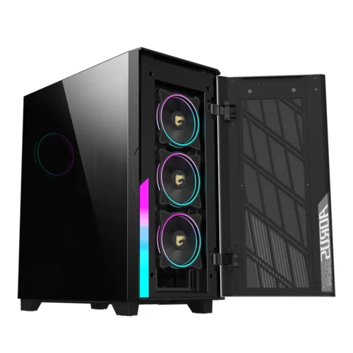 Alternative view of Кутия за компютър Gigabyte AORUS AC500 ST, Tempered Glass, RGB Fusion 2.0, Mid Tower