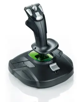 Alternative view of Жичен джойстик,  авиосимулатор Thrustmaster T-16000M  за PC, Черен