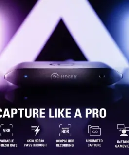 Alternative view of Външен кепчър ELGATO HD60 X, HDR 4K, HDMI