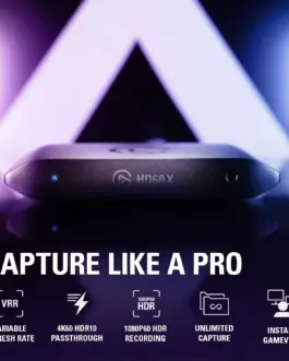 Alternative view of Външен кепчър ELGATO HD60 X, HDR 4K, HDMI