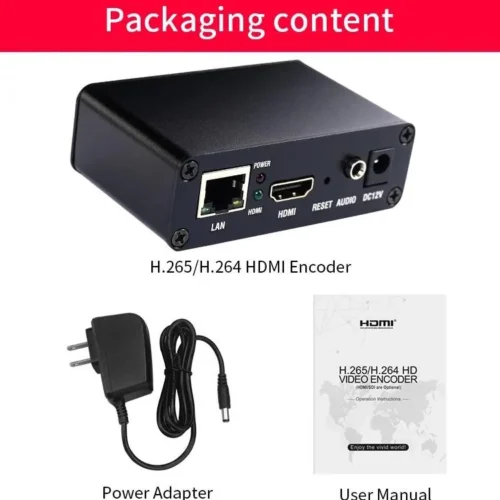 Alternative view of Енкодер декодер ESTILLO HDSW0019M1, H.265-HEVC / H.264-AVC, HDMI