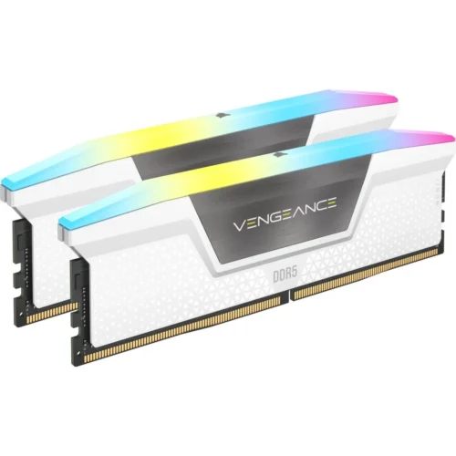 Alternative view of Памет за компютър Corsair Vengeance White RGB 32GB(2x16GB) DDR5 5200MHz CMH32GX5M2B5200C40W