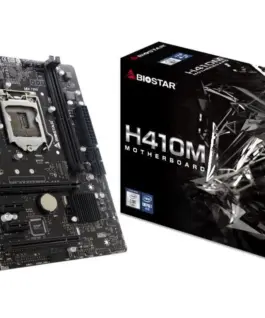 Alternative view of Дънна платка BIOSTAR H410MHG Version 6.0, mATX, socket 1200