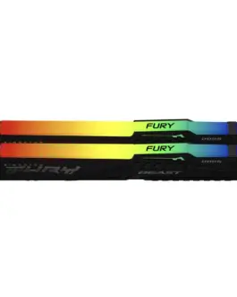 Alternative view of Памет за компютър Kingston FURY Beast Black RGB 64GB(2x32GB) DDR5 6000MHz