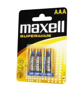 Alternative view of Супералкални батерии MAXELL LR03 XL /4 бр. в опаковка/ 1.5V