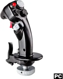 Alternative view of Жичен джойстик Thrustmaster F-16C Viper, Авиосимулатор за PC, Черен