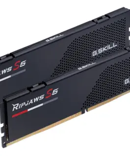 Alternative view of Памет за компютър G.SKILL Ripjaws S5 Black 32GB(2x16GB) DDR5 5200MHz F5-5200J3636C16GX2-RS5K