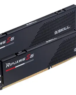 Alternative view of Памет за компютър G.SKILL Ripjaws S5 Black 32GB(2x16GB) DDR5 5200MHz F5-5200J3636C16GX2-RS5K