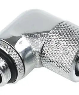 Alternative view of Компресионен фитинг Alphacool, 13/10 - G1/4, 90°, Въртящ се, Хром