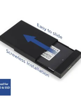 Alternative view of Чекмедже за твърд диск ACT AC1215, 2.5", USB 3.0, Черен