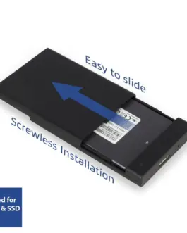 Alternative view of Чекмедже за твърд диск ACT AC1215, 2.5", USB 3.0, Черен